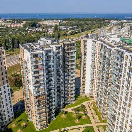 아파트 Nowa Letnica Z Parkingiem I Balkonem Przy Stadionie Polsat Arena By Renters *