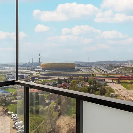 Nowa Letnica Z Parkingiem I Balkonem Przy Stadionie Polsat Arena By Renters * Gdaňsk